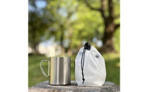 【XS&nbsp;0.5L・白】　手のひらサイズの軽量ナイロン巾着袋