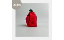 【XS&nbsp;0.5L・赤】　手のひらサイズの軽量ナイロン巾着袋