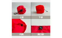 【XS&nbsp;0.5L・赤】　手のひらサイズの軽量ナイロン巾着袋