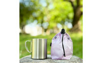 【XS&nbsp;0.5L・ラベンダー】　手のひらサイズの軽量ナイロン巾着袋