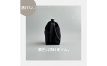 【XS&nbsp;0.5L・黒】　手のひらサイズの軽量ナイロン巾着袋