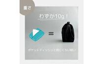 【XS&nbsp;0.5L・黒】　手のひらサイズの軽量ナイロン巾着袋