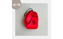 【S 1.5L・赤】　キャンプで大活躍！トイレットペーパーホルダー 小さめナイロン巾着袋 シンプル巾着