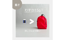 【S 1.5L・赤】　キャンプで大活躍！トイレットペーパーホルダー 小さめナイロン巾着袋 シンプル巾着