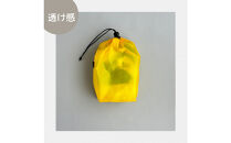 【S 1.5L・黄色】　キャンプで大活躍！トイレットペーパーホルダー 小さめナイロン巾着袋 シンプル巾着