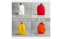 【S 1.5L・黄色】　キャンプで大活躍！トイレットペーパーホルダー 小さめナイロン巾着袋 シンプル巾着