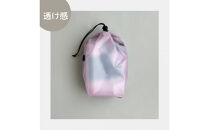 【S 1.5L・ラベンダー】　キャンプで大活躍！トイレットペーパーホルダー 小さめナイロン巾着袋 シンプル巾着