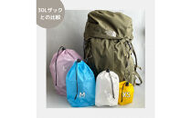 【S 1.5L・ラベンダー】　キャンプで大活躍！トイレットペーパーホルダー 小さめナイロン巾着袋 シンプル巾着