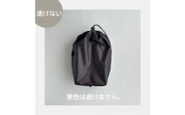 【M・3L・黒】　大きめナイロン巾着袋　スタッフバッグ　スタッフサック　バッグインバッグ　着替え袋