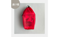 【L・5L・赤】&nbsp;大きめナイロン巾着袋　スタッフバッグ　スタッフサック　バッグインバッグ　着替え袋