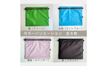 【白】B5が入る軽いナイロンフラットポーチ　旅行用　着替え　大容量　横長　バッグインポーチ