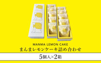 まんまレモンケーキ詰め合わせ&nbsp;(5個入×2箱)