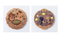 Ten＆O　木製プレートコレクション しまなみサイクリング × 広島お好み焼き　各1枚 合計2枚入り