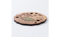 Ten＆O　木製プレートコレクション しまなみサイクリング × 広島お好み焼き　各1枚 合計2枚入り