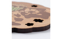 Ten＆O　木製プレートコレクション しまなみサイクリング × 広島お好み焼き　各1枚 合計2枚入り