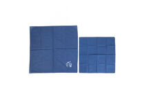 【打ち水】本藍染コットン100％濃紺大判ハンカチ