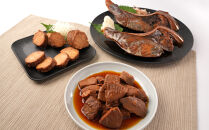 まぐろ煮カマ&nbsp;1袋（2切）／&nbsp;まぐろとろ煮&nbsp;180g&nbsp;／&nbsp;まぐろチャーシュー&nbsp;170g