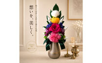 枯れない仏花「天翔」プリザーブドフラワー&nbsp;仏壇用供花&nbsp;1基