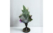 国家検定一級デザイナーのアーティシャルフラワー仏花１基　S