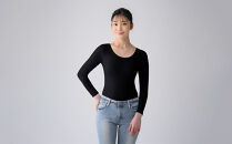 【女性用&nbsp;LLサイズ&nbsp;ホワイト】ReDリカバリーウェア&nbsp;Uネックインナー長袖&nbsp;疲労回復&nbsp;血行促進&nbsp;一般医療機器&nbsp;バイタルテック