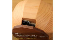 檜香るジャックオーランタン／木製ランプ〈Ricod〉