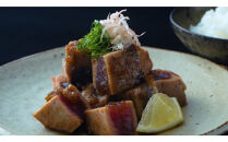 【年内発送】【大容量】日光丸自慢の一本釣りカツオ使用！カツオシーステーキ約1,200g（約400g ×3）特製ステーキソース付き  鰹  冷凍 小分け 大容量  時短  便利 個包装 おつまみ おかず 惣菜 晩ごはん 加工品 カツオ 鰹  魚  焼くだけ