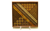 【箱根寄木細工　正角盆　小】