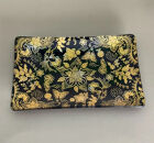 角小皿 花舞 漆黒 ［NF132］