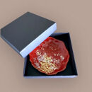 豆皿&nbsp;口金ロック&nbsp;古代金箔本朱&nbsp;［NF171］