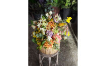 【定期便 6回】季節のお花・おまかせフラワーアレンジ