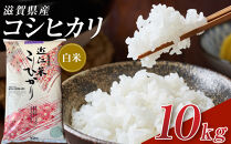 【ポイント交換専用】【令和7年産】近江米コシヒカリ白米10kg