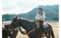 馬とのふれあい・乗馬体験コース（2名）