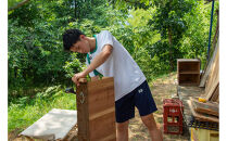 高校生の学びを応援！空き家再生アップサイクル椅子「空き家の廃材を使ったＲｅｌａｘ　Ｃｈａｉｒ」倉吉西高校×三朝町