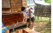 高校生の学びを応援！空き家再生アップサイクル椅子「空き家のタンスを使った机にもなる椅子」倉吉西高校×三朝町