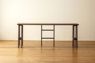 【開梱設置】高野木工&nbsp;プレーンデスク&nbsp;SET11&nbsp;ウォルナット（W180×D45cm）【10年保証】