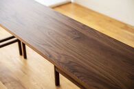 【開梱設置】高野木工&nbsp;プレーンデスク&nbsp;SET11&nbsp;ウォルナット（W180×D45cm）【10年保証】