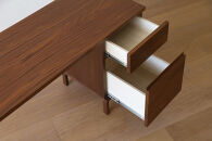 【開梱設置】高野木工&nbsp;プレーンデスク&nbsp;SET9&nbsp;ウォルナット（W150×D45cm）【10年保証】