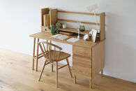 【開梱設置】高野木工&nbsp;プレーンデスク&nbsp;SET8&nbsp;オーク（W130×D60cm）【10年保証】