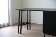 【開梱設置】高野木工&nbsp;プレーンデスク&nbsp;SET5&nbsp;オーク黒塗装（W120×D70cm）【10年保証】