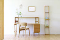 【開梱設置】高野木工&nbsp;プレーンデスク&nbsp;SET4&nbsp;オーク（W120×D60cm）【10年保証】