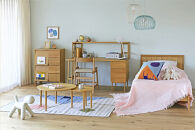 【開梱設置】高野木工&nbsp;プレーンデスク&nbsp;SET4&nbsp;オーク（W120×D60cm）【10年保証】