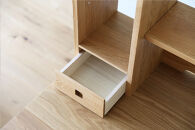 【開梱設置】高野木工&nbsp;プレーンデスク&nbsp;SET2&nbsp;オーク（W90×D55cm）【10年保証】