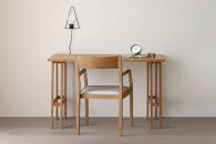 【開梱設置】高野木工&nbsp;プレーンデスク&nbsp;SET1&nbsp;オーク（W90×D55cm）【10年保証】