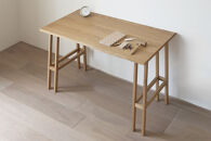 【開梱設置】高野木工&nbsp;プレーンデスク&nbsp;SET1&nbsp;オーク（W90×D55cm）【10年保証】