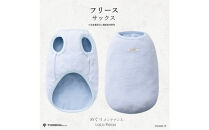 LaLaRelax&nbsp;フリース&nbsp;サックス&nbsp;【サイズ：L】