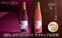 100%ぶどうジュースデラウェア&甲州&nbsp;4本セット(各2本)【島根ワイナリー&nbsp;ストレート&nbsp;果汁&nbsp;100%&nbsp;ジュース&nbsp;葡萄&nbsp;ぶどう&nbsp;セット商品&nbsp;島根県&nbsp;出雲市&nbsp;おすすめ&nbsp;人気】