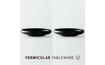 Tableware Shallow Bowl Curveペアセット21cm 藍墨
