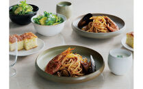 Tableware&nbsp;Shallow&nbsp;Bowl&nbsp;Rimペアセット18cm&nbsp;藍墨