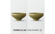 Tableware&nbsp;Deep&nbsp;Bowl&nbsp;Curveペアセット18cm&nbsp;鶯