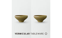 Tableware&nbsp;Deep&nbsp;Bowl&nbsp;Curveペアセット14cm&nbsp;鶯